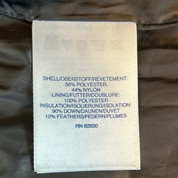 NEW $220 Lands End Puffer Jacket Coat Jet Black 90% Down Filled Wmns Size 2X - Picture 10 of 14